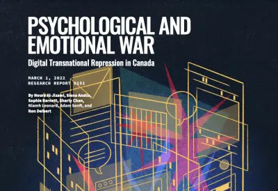 “PSYCHOLOGICAL AND EMOTIONAL WAR: Digital Transnational Repression in Canada” – The Citizen Lab